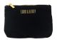 Black Canvas Bag with Gold Logo